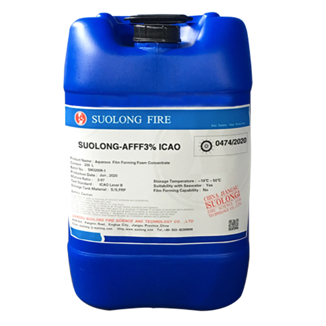 SUOLONG-AFFF3% ICAO Fire Fighting Foam with Rapid Extinction Performance